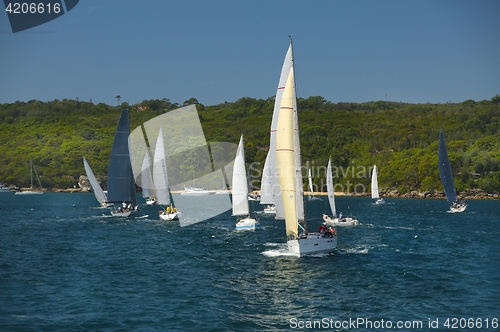 Image of Sailing boat journey