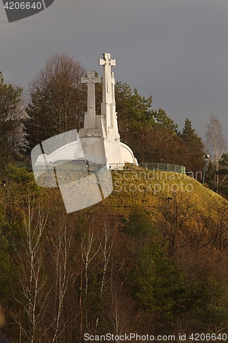 Image of Crosses on a hill