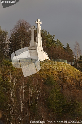 Image of Crosses on a hill