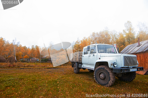 Image of Big truck at morning