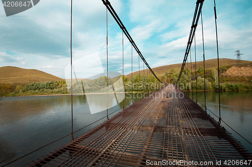 Image of Danger suspension bridge