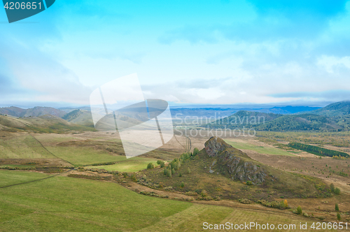 Image of mountains in beauty day