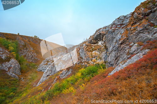 Image of mountains in beauty day