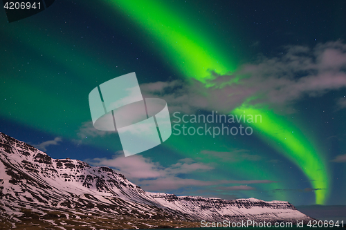 Image of Amazing northern lights in Iceland