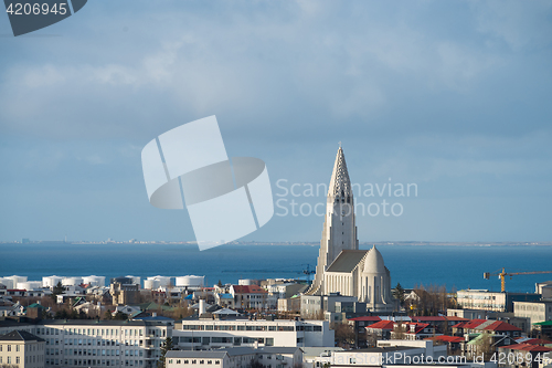 Image of Reykjavik city panorama