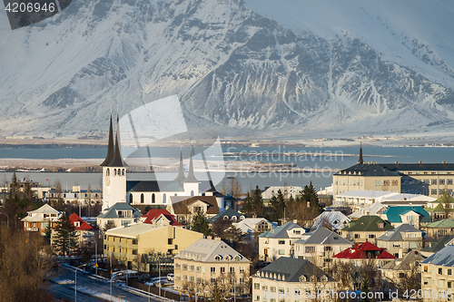 Image of Reykjavik city panorama