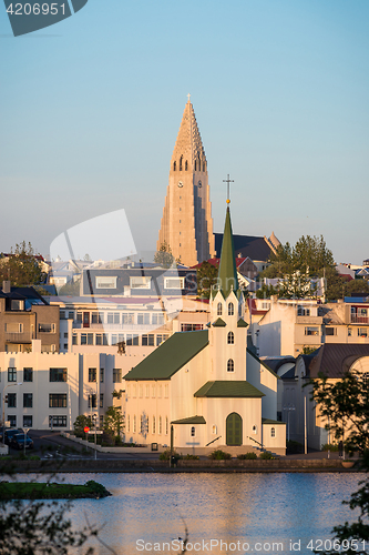 Image of Reykjavik city landscape