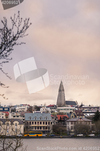 Image of Reykjavik city landscape