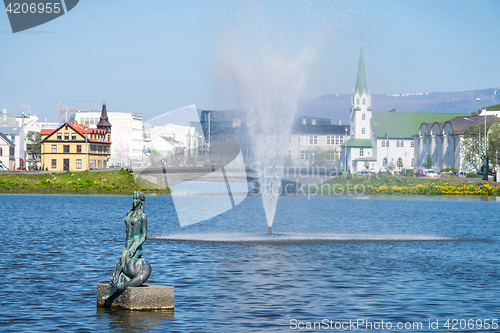 Image of Reykjavik city landscape