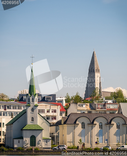 Image of Reykjavik city panorama