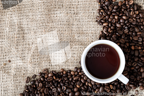 Image of the coffee grains