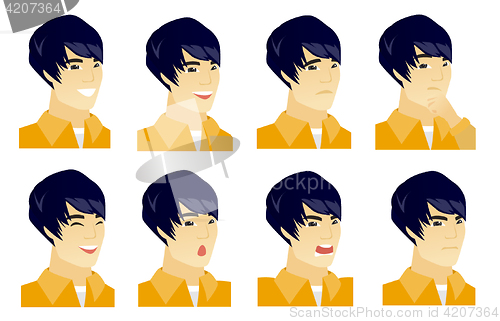 Image of Vector set of business characters.