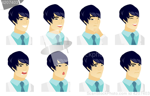 Image of Vector set of doctor characters.