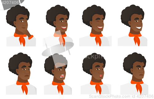 Image of Vector set of chef-cooker characters.