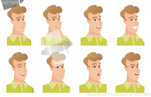 Image of Vector set of business characters.
