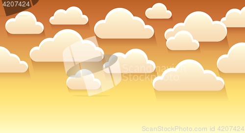 Image of Stylized clouds theme image 4