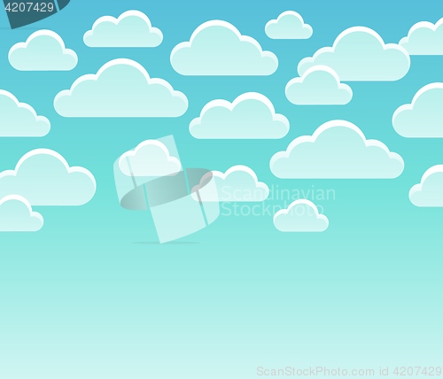 Image of Stylized clouds theme image 7