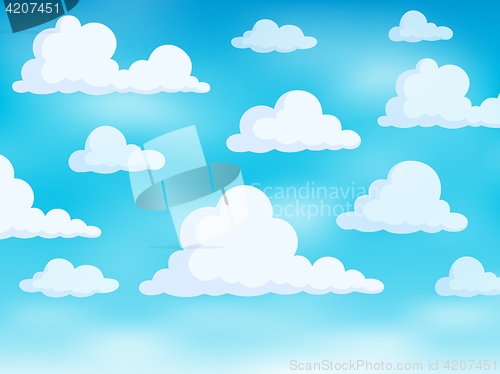 Image of Clouds on sky theme 3
