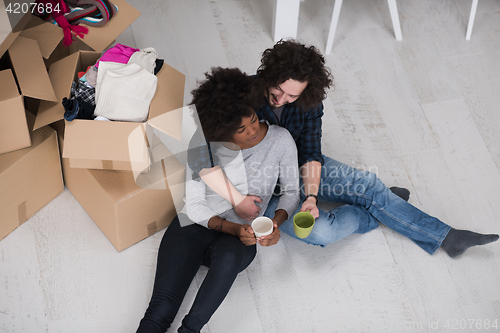 Image of Relaxing in new house