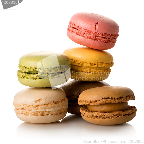 Image of Colorful french macarons