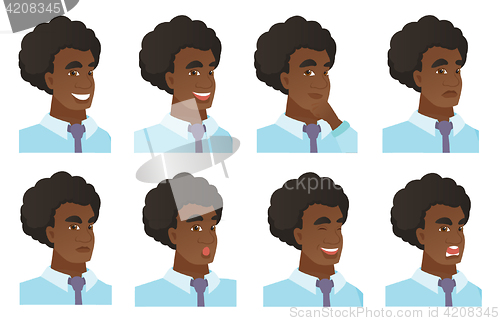 Image of Vector set of business characters.