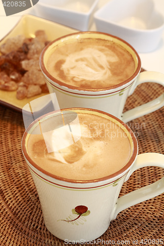 Image of Delicious coffee with milk