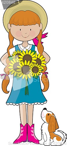 Image of Sunflower Girl