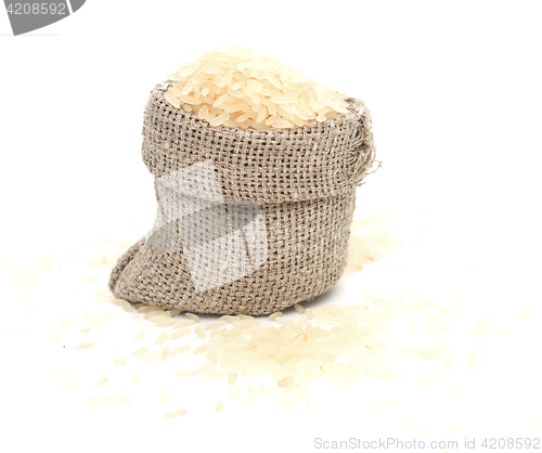 Image of rice in sack