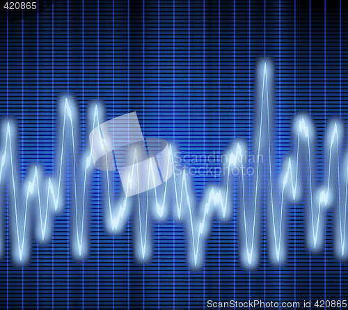Image of audio or sound wave