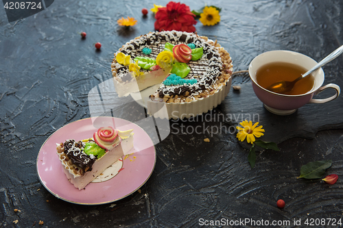Image of Tasty cake composition