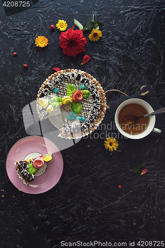 Image of Tasty cakes composition