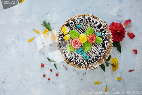 Image of Tasty cakes composition