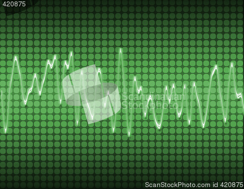 Image of electronic sine sound wave