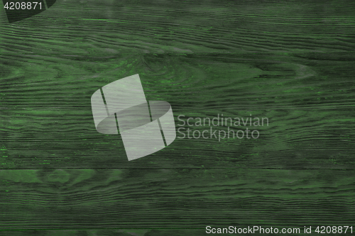 Image of green wooden background