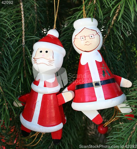 Image of Mr. and Mrs Santa Clause