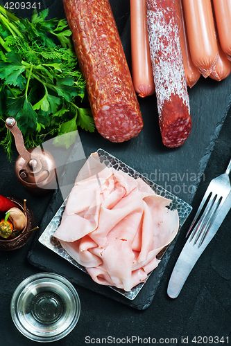 Image of mix sausages