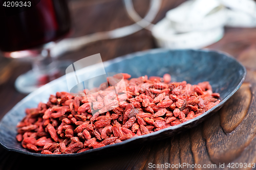 Image of goji and drink