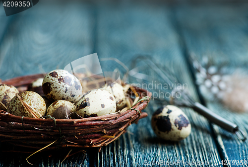 Image of quail eggs