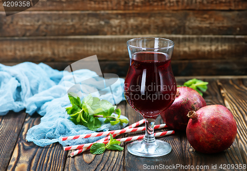 Image of pomegranate juice