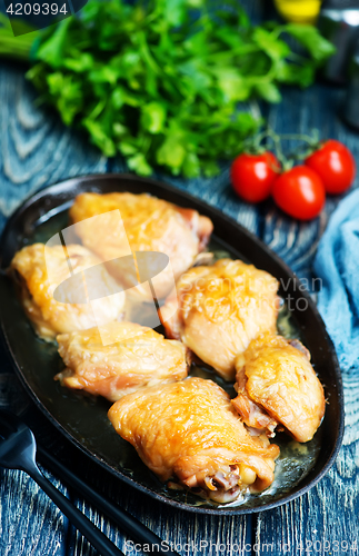 Image of baked chicken