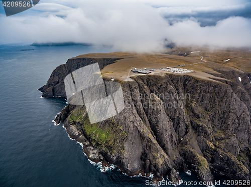 Image of North Cape (Nordkapp) aerial photography,