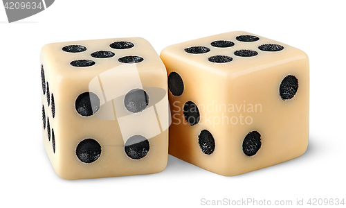 Image of Two gaming dice