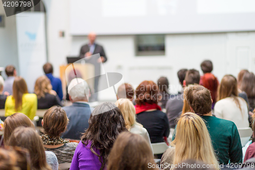 Image of Audience in the lecture hall.