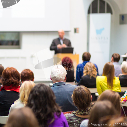 Image of Audience in the lecture hall.