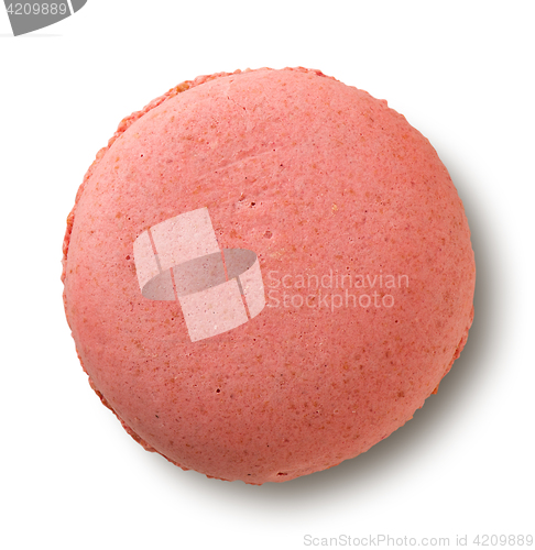 Image of Red macaron isolated