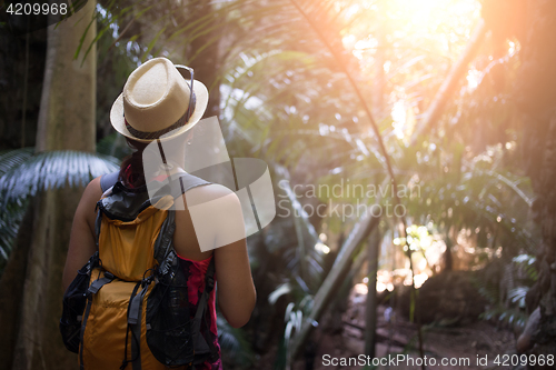 Image of Photo of girl in hat