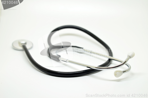 Image of Medical stethoscope isolated
