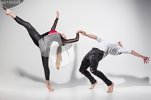 Image of Two people dancing