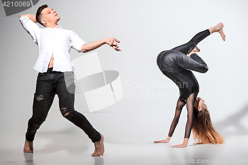 Image of Two people dancing