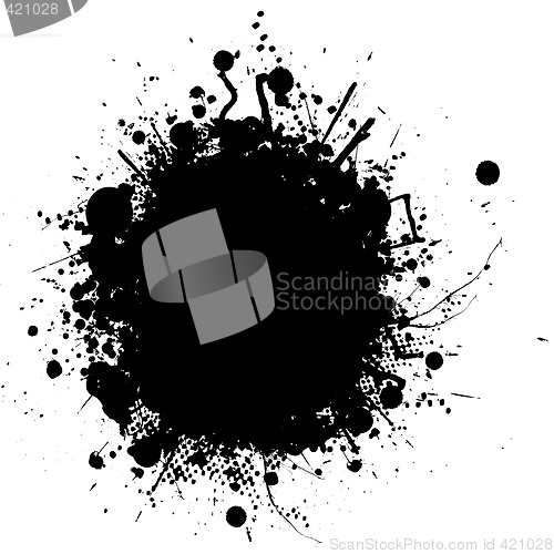 Image of ink splat blob